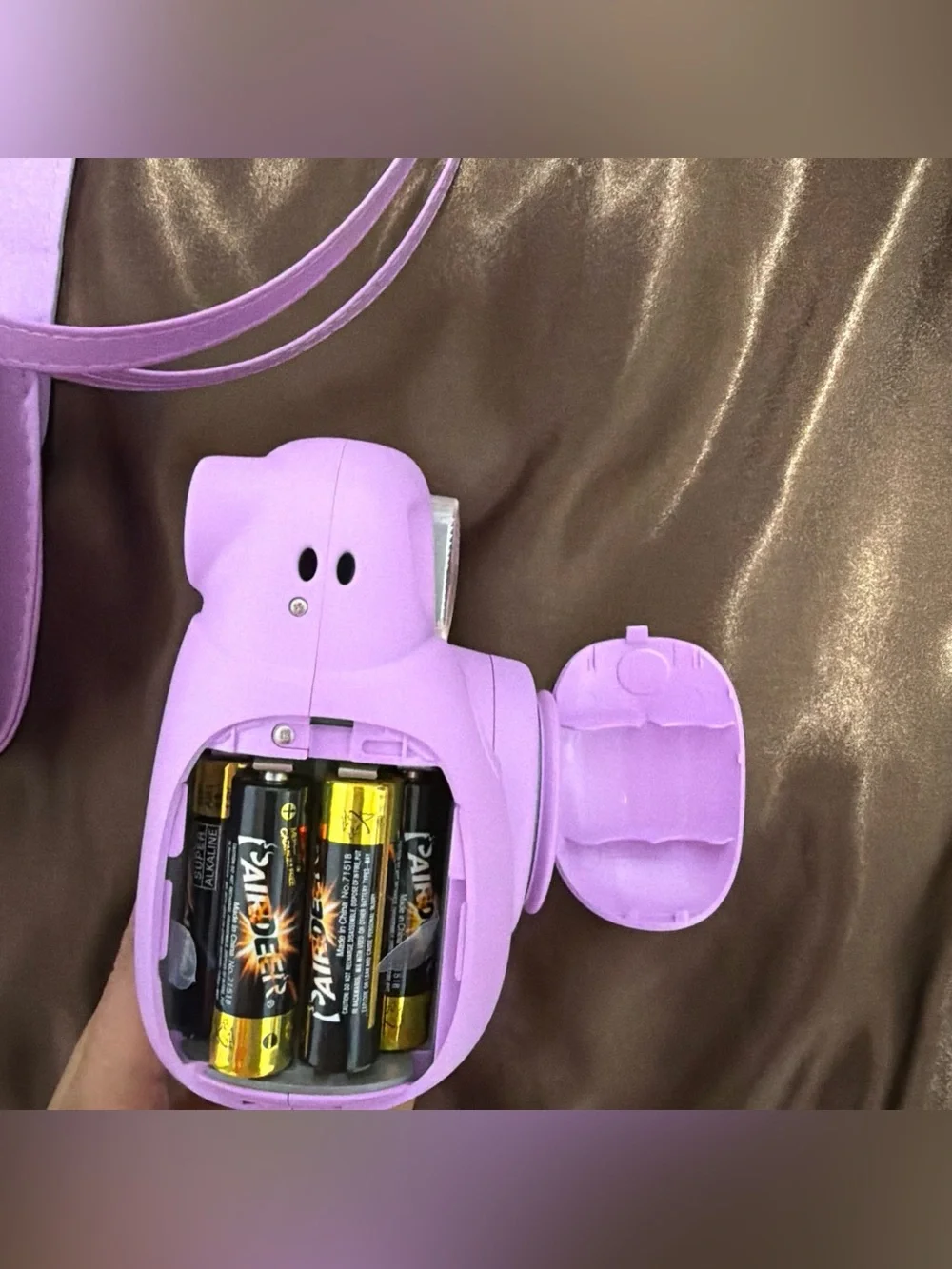 Fujifilm Instax Mini 7+ Camera with Lavender Purple Case